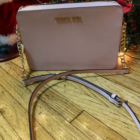 MICHAEL KORS LARGE JET SET TRAVEL CROSSBODY - Picture 6 of 8